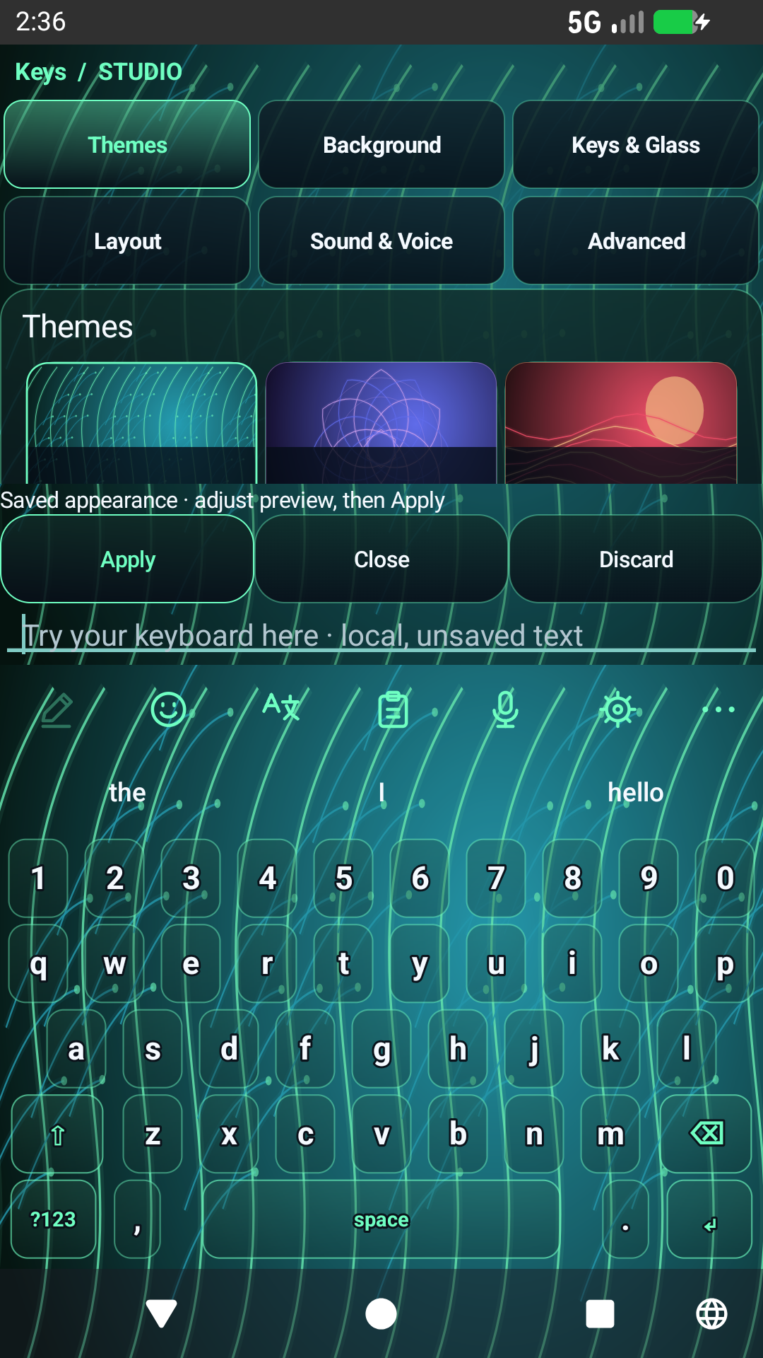 Actual Keys keyboard